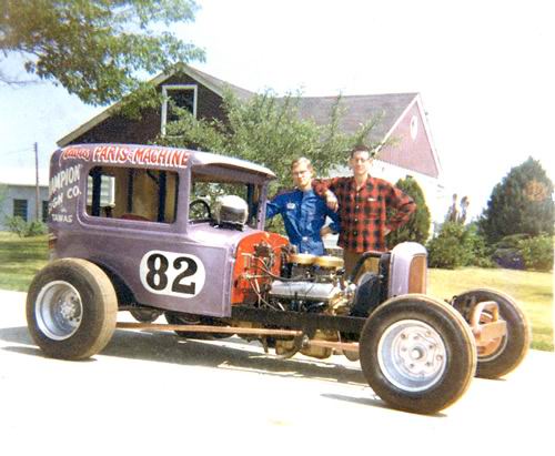 Whittemore Speedway - Gary Lutes With Father Al